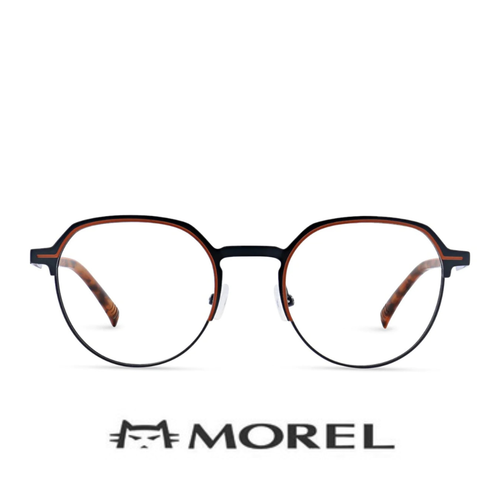 Morel Eyewear - Round - Black Orange