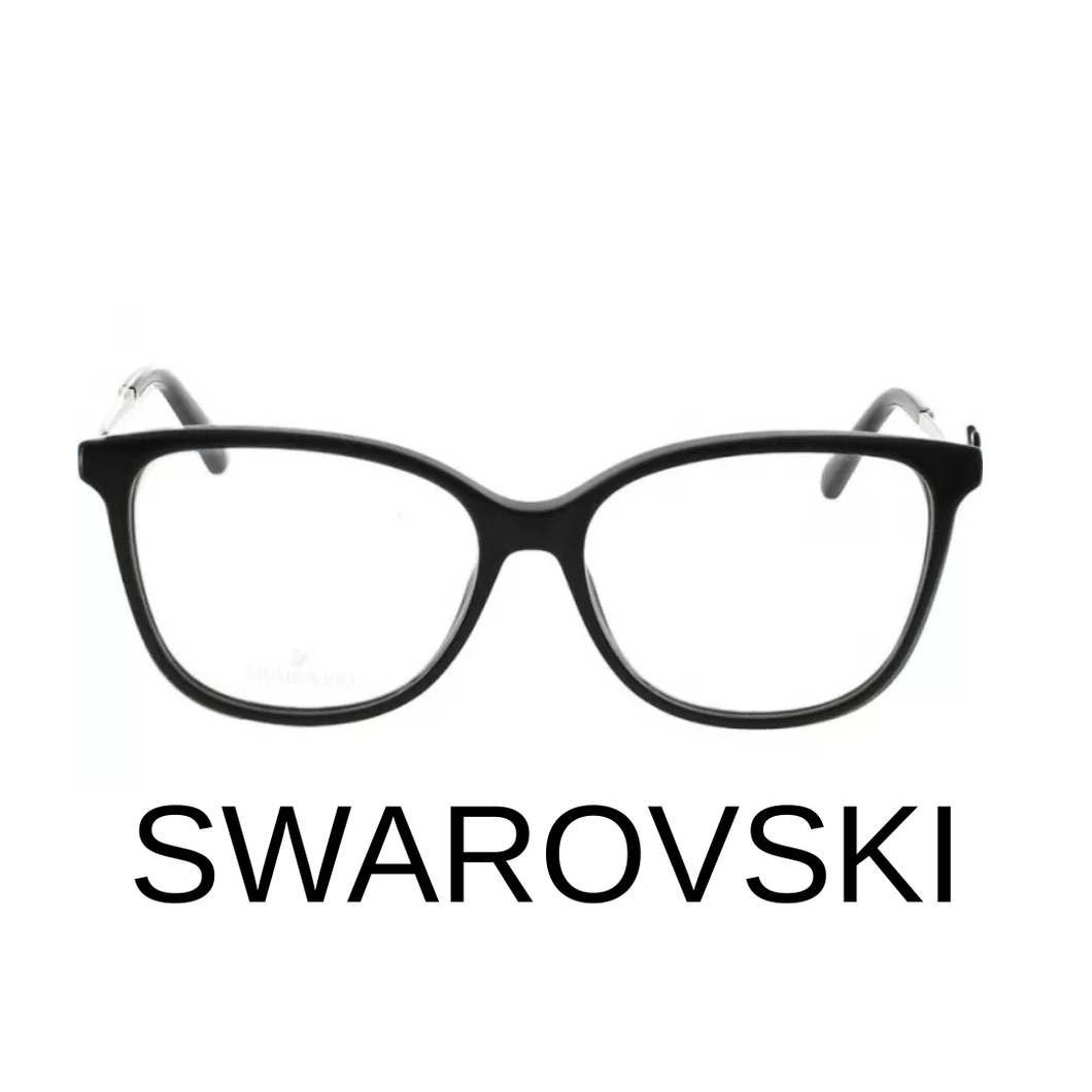 Swarovski Eyewear - Cat Eye - Shiny Black/Silver