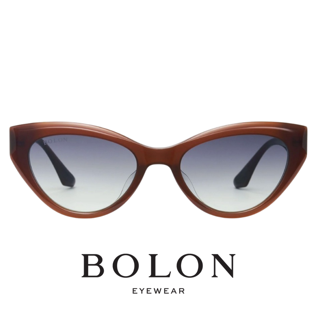 Bolon - Butterfly / Cat eye - Translucent / Black  Tea /