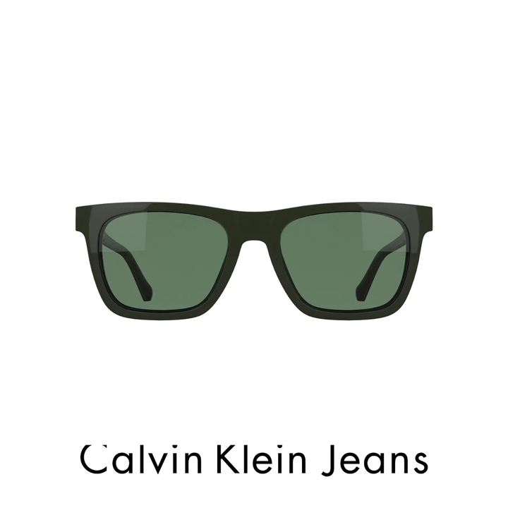 Calvin Klein Eyewear-Dark-Green-Clip-On