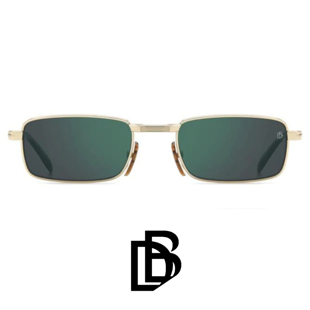 David Beckham - Folding - Origami -Rectangular - Green / Gold