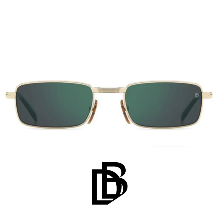 David Beckham - Folding - Origami -Rectangular - Green / Gold