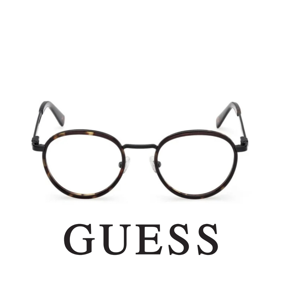 Guess Eyewear - Round - Dark Havana