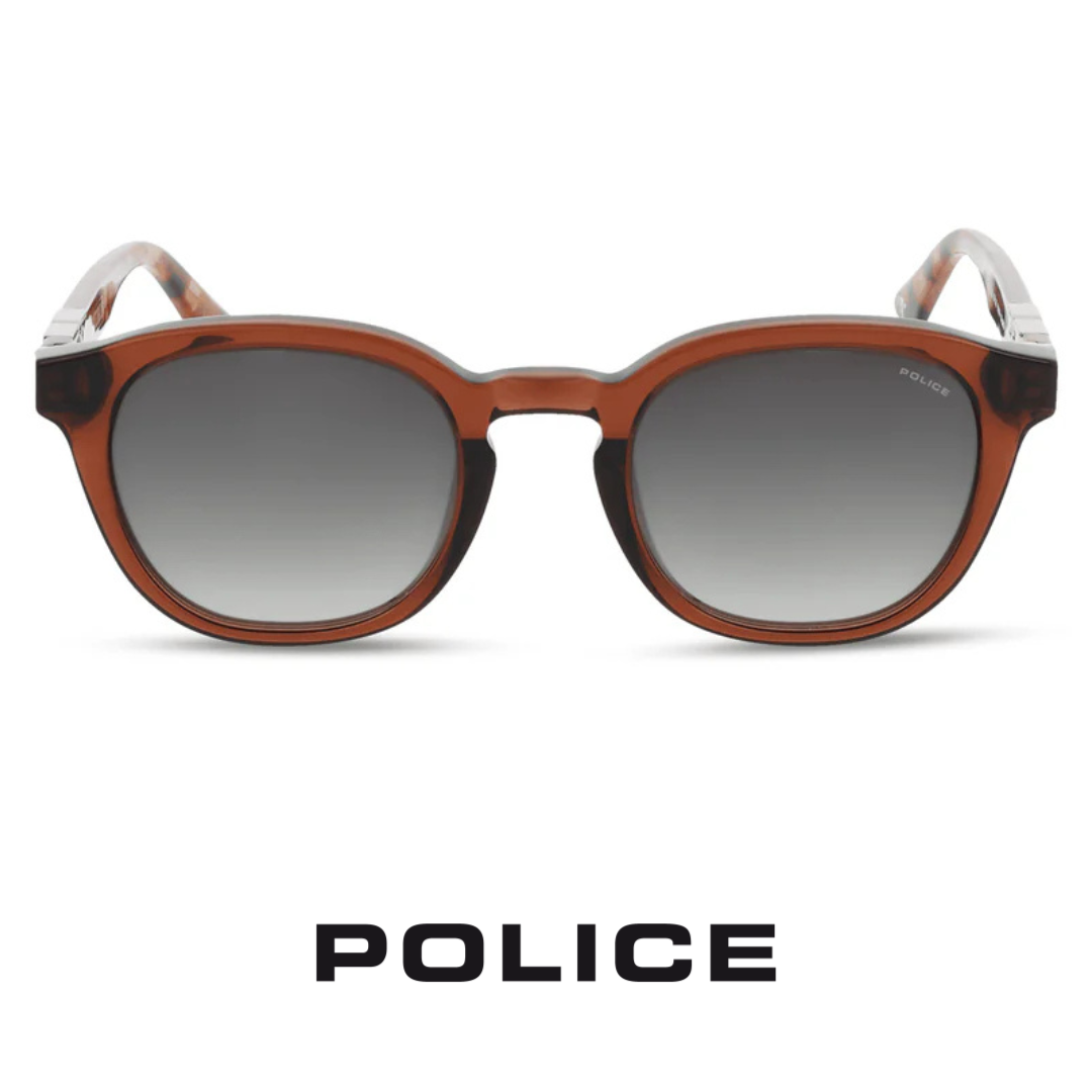Police - "Origins 60 " -  Shiny Transparent Brown