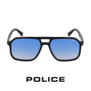 Police - "Champ 8  " -  Shiny / Black / Gold - Blue