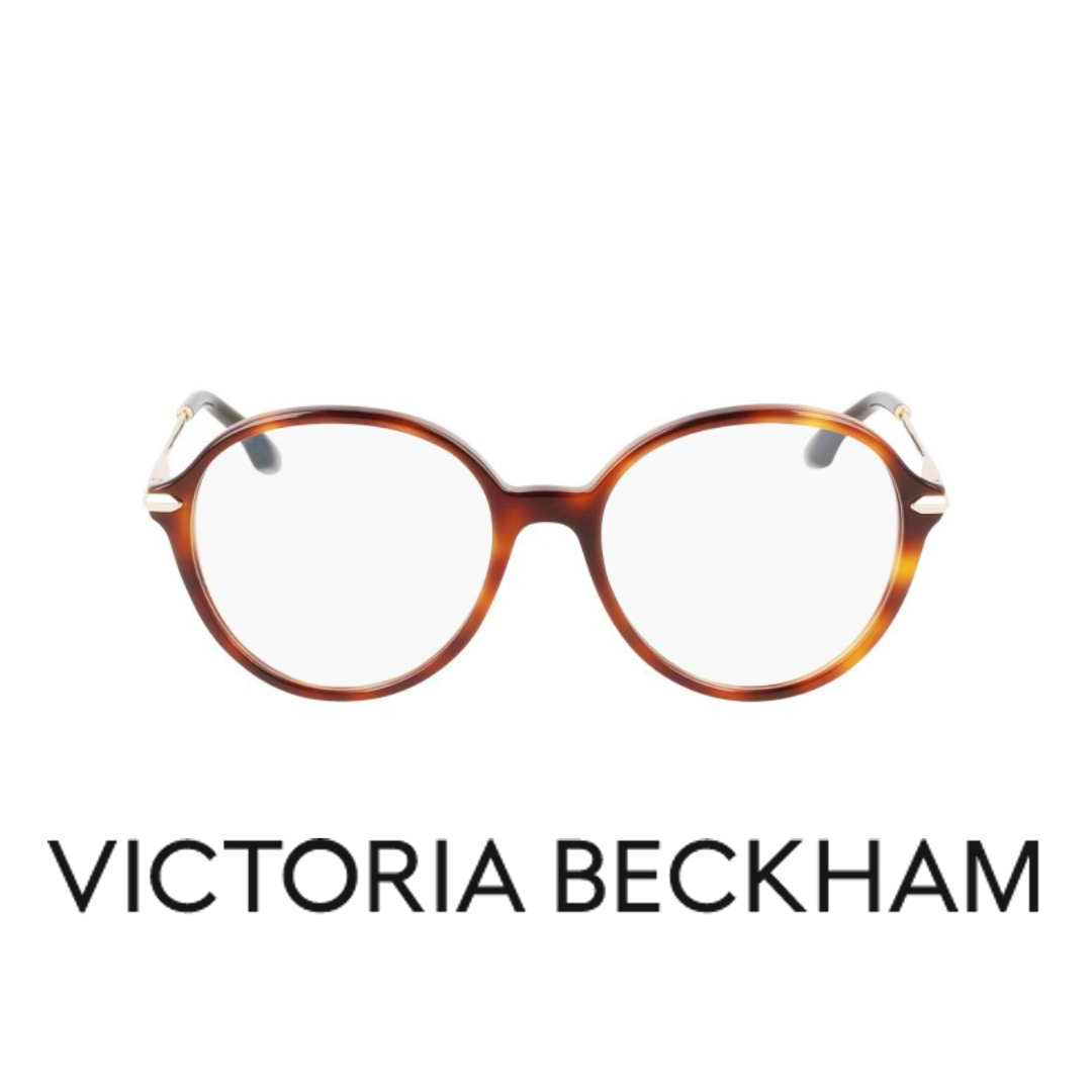 Victorija Beckham Eyewear - Round - Havana/Gold