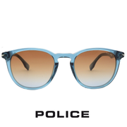 Police - Champ 13 - Round / Pantos - Shiny / Transparent / Light / Blue