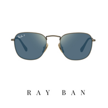 Ray Ban - Frank -  Antique gold / Polar blue mirror gold