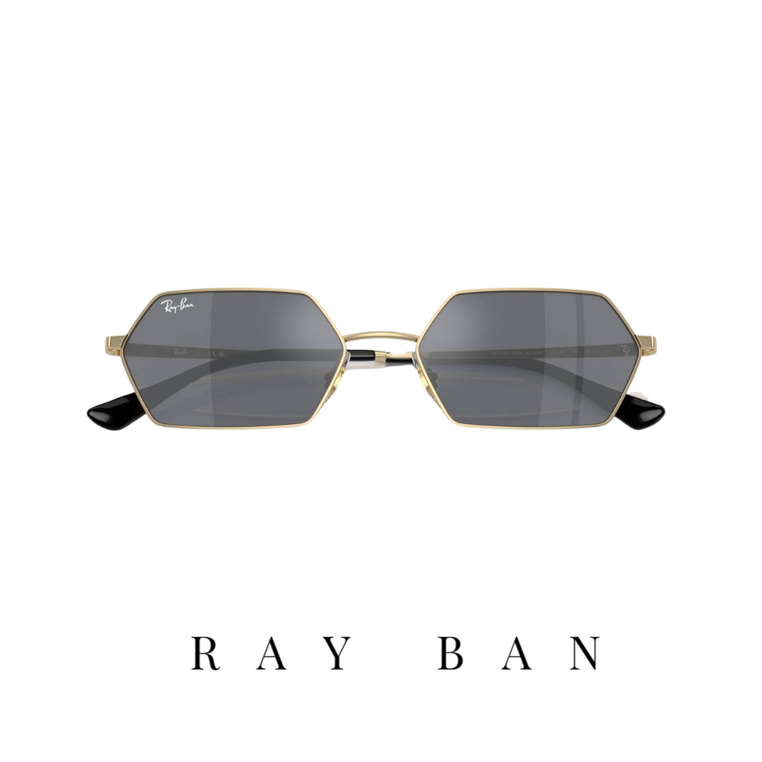 Ray Ban - "Jevi" - Gold & Dark Grey