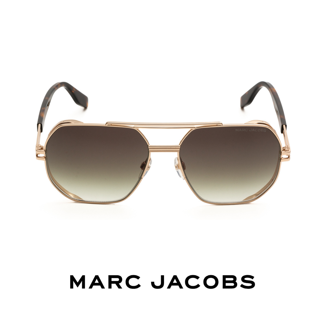 Marc Jacobs - Rectangular - Gold/Havana