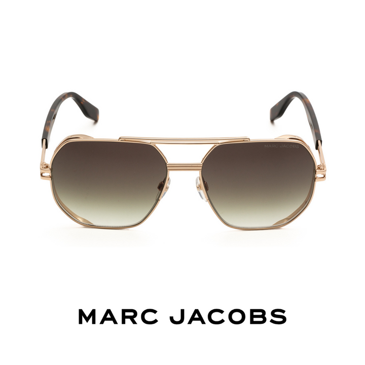 Marc Jacobs - Rectangular - Gold/Havana
