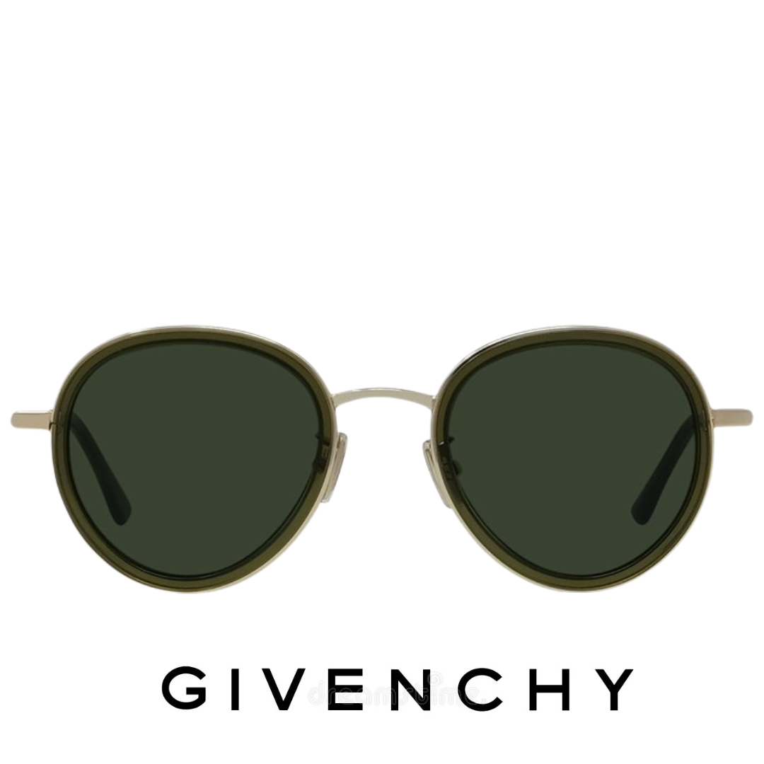 Givenchy - Round - Gold / Green