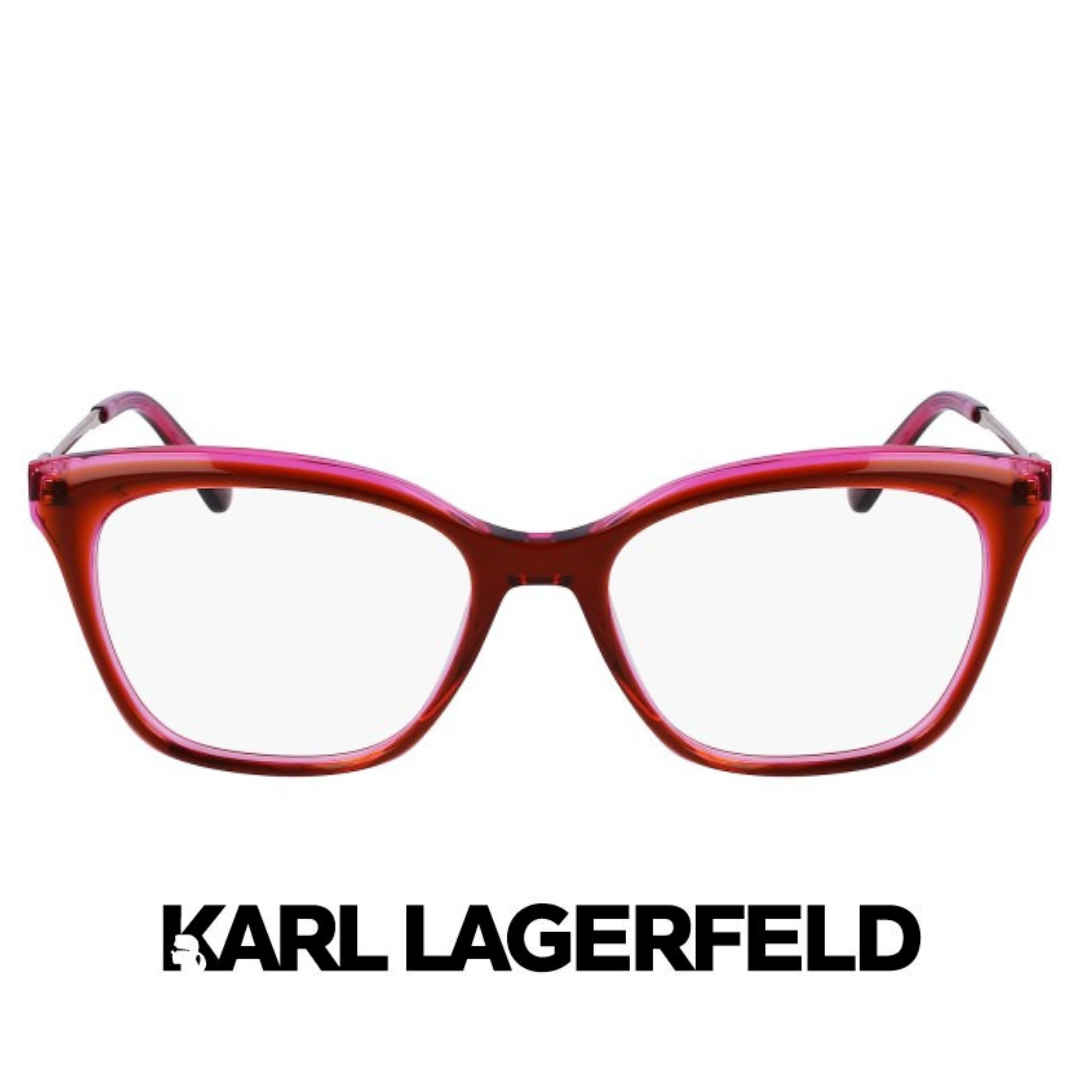 Karl Lagerfeld - Cat Eye  / Rectangular - Brown / Rose
