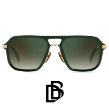 David Beckham - Rectangular - Green / Gold