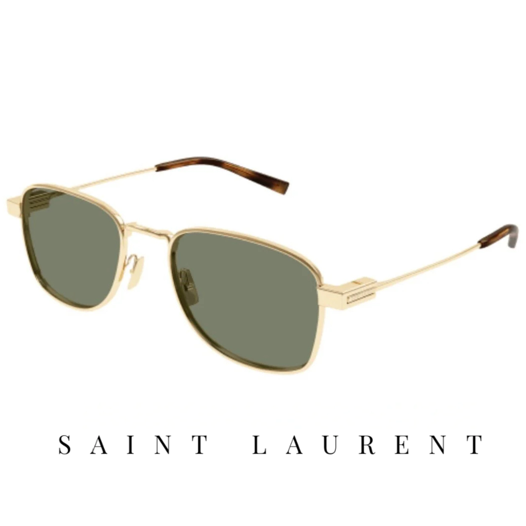 Saint Laurent - Rectangle / Square - Shiny / Gold