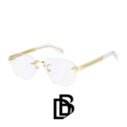 David Beckham Eyewear - Frameless - Gold Crystal