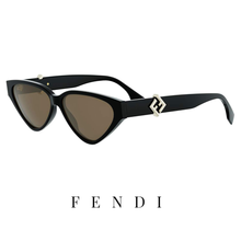 Fendi - Diamonds - Cat eye - Black