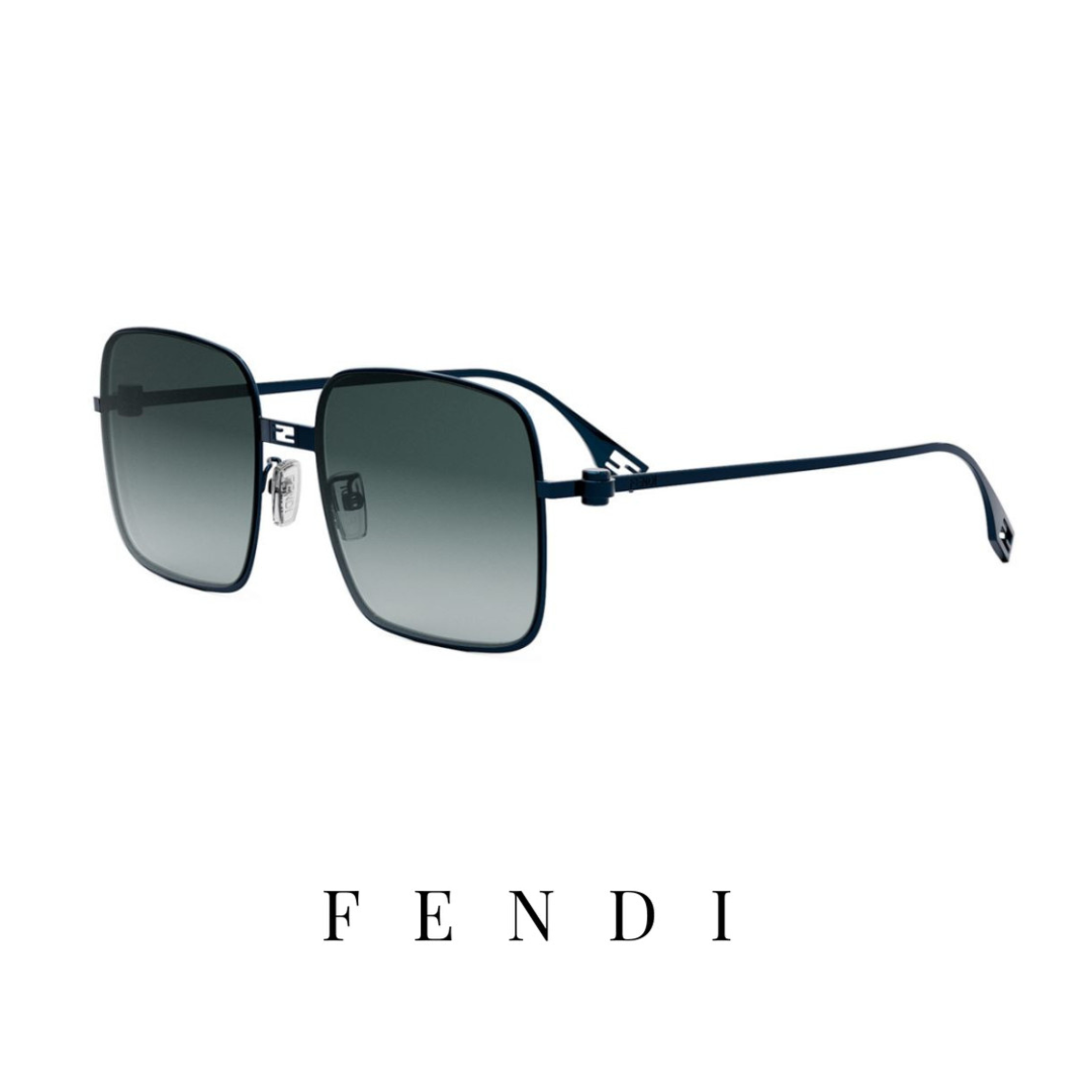 Fendi - Square - Blue