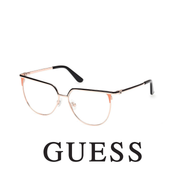 Guess Eyewear - Cat Eye - Rose Gold with Black
