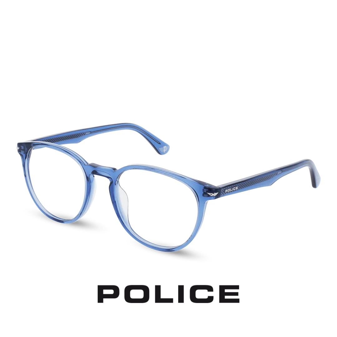 Police Eyewear - Champ - Oval - Transparent Blue