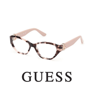 Guess Eyewear - Cat Eye - Dark Havana and Nude