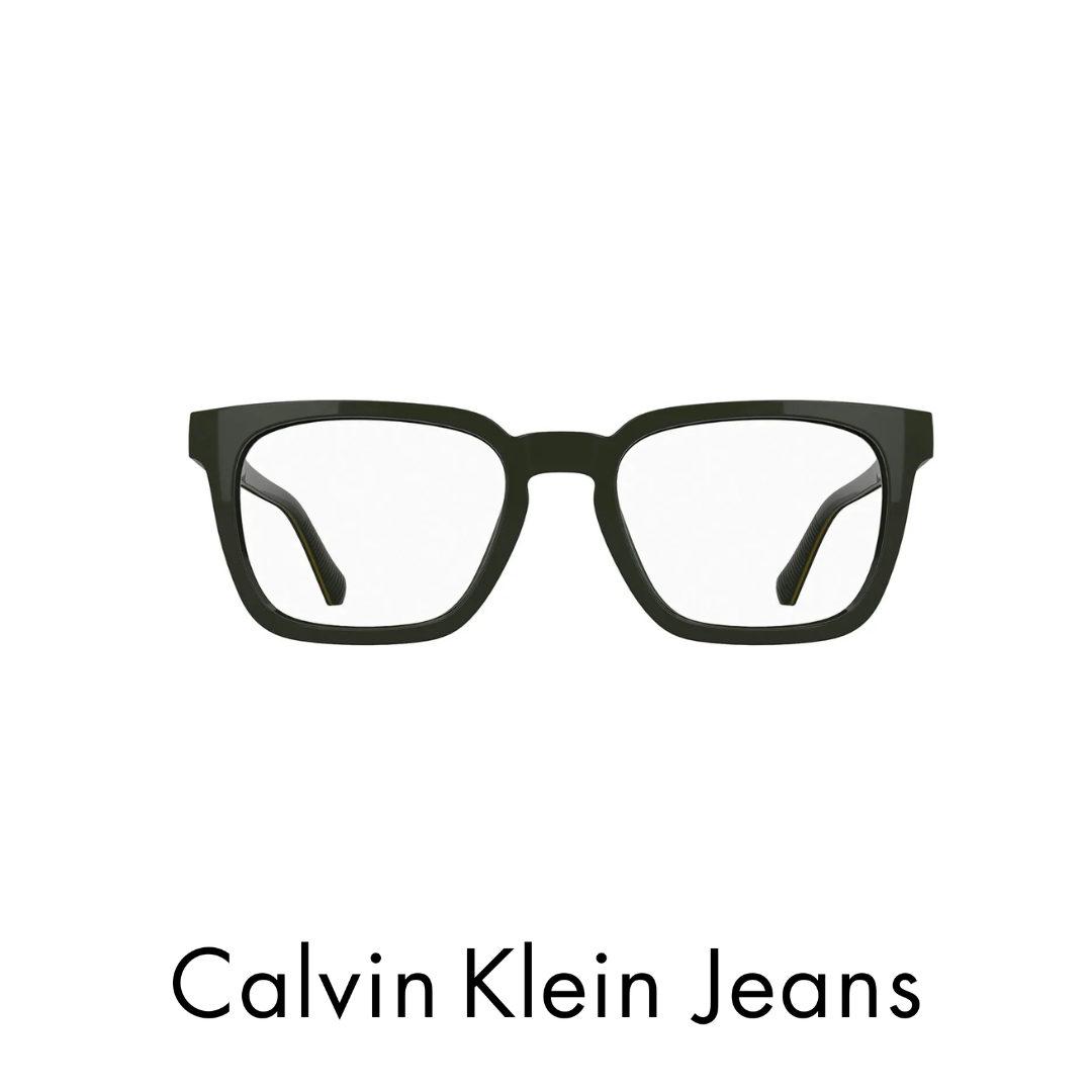 Calvin Klein Eyewear-Dark-Green-Clip-On