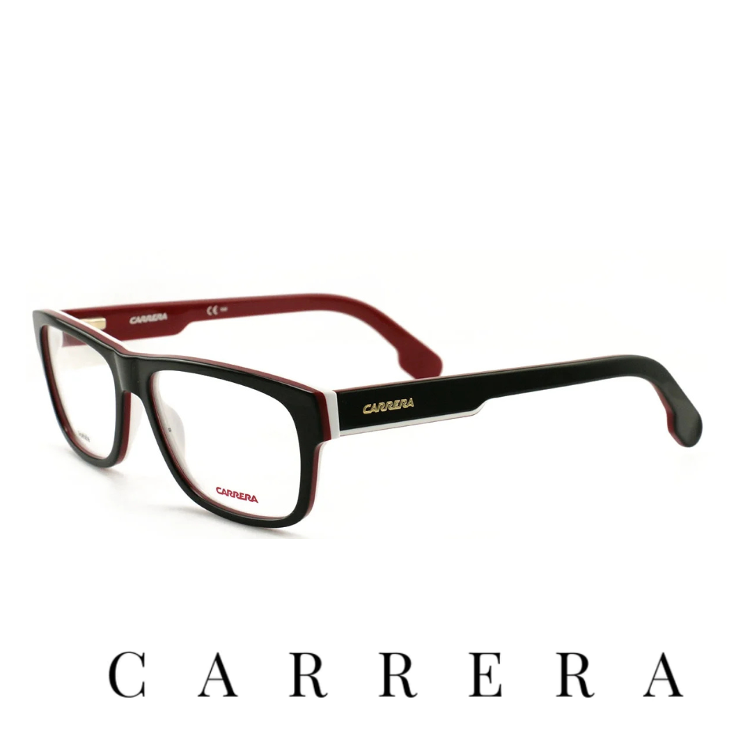 Carrera Eyewear - Rectangle - Black/Red/White