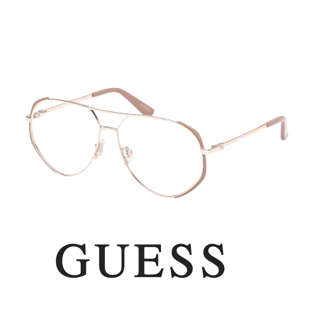 Guess Eyewear - Pilot - Shiny / Rose / Gold