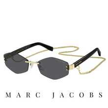 Marc Jacobs - Geometrical / Rimless  - Gold / Black