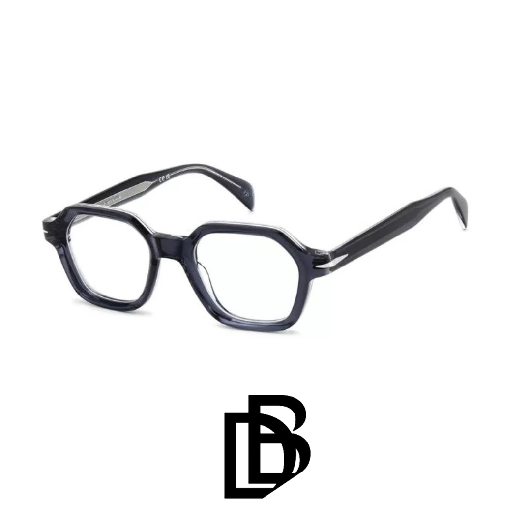 David Beckham Eyewear - Irregular - Transparent Blue