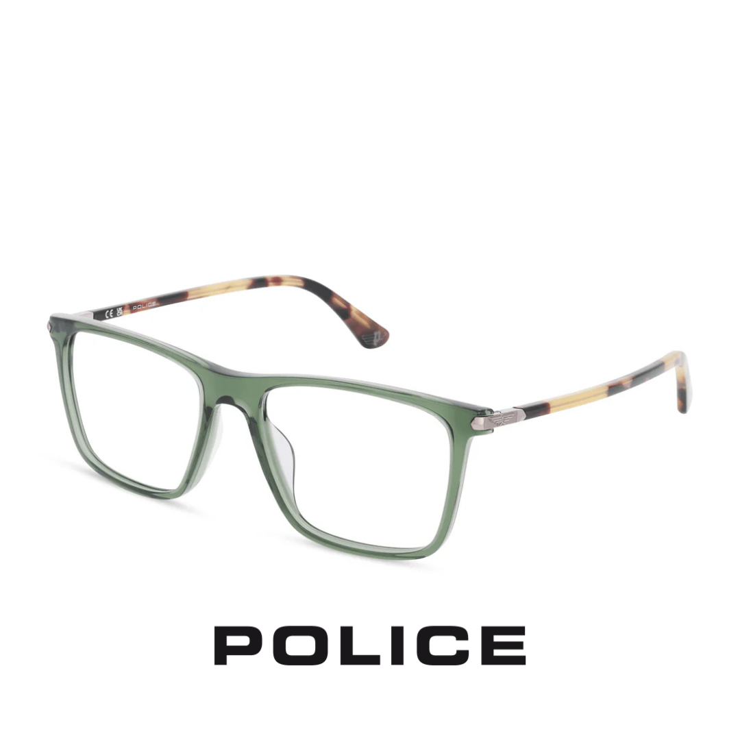Police Eyewear - Roadie - Square - Transparent Green