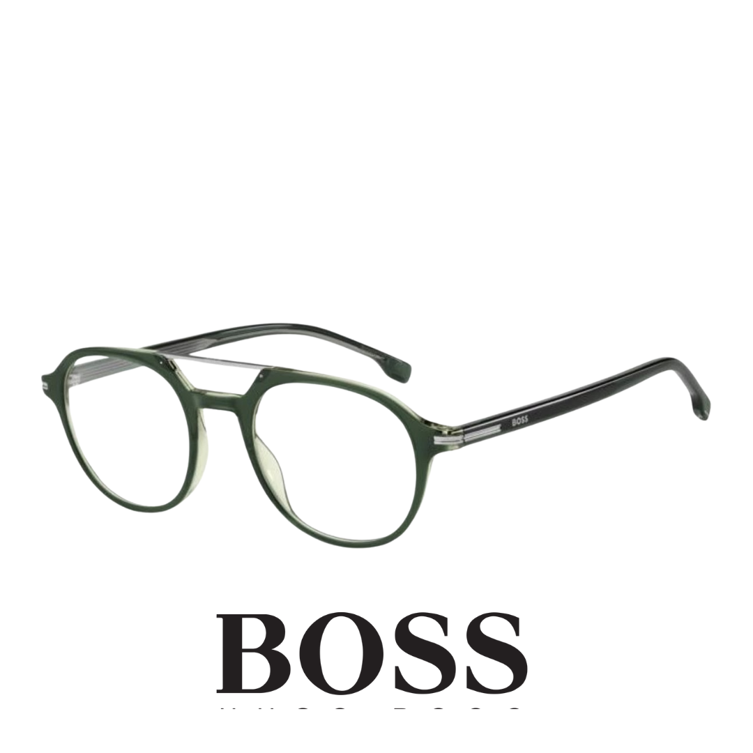Hugo Boss Eyewear - Pilot - Transparent Dark Green