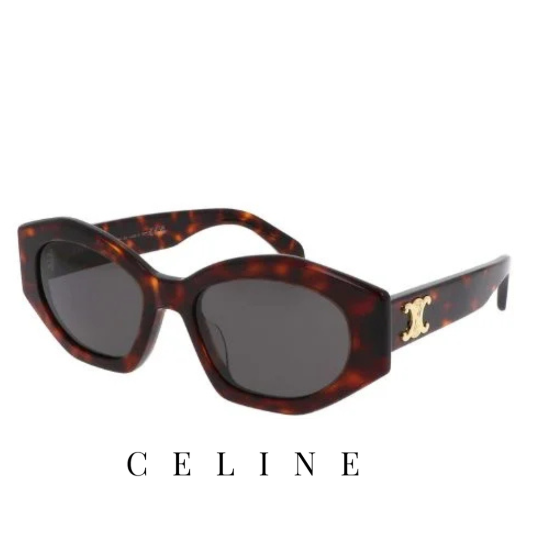Celine - Triomphe - Oval / Cat Eye - Tortoise