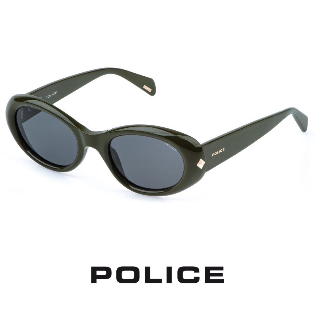 Police - " Kaleidos  1 " - Shiny Kaki Green