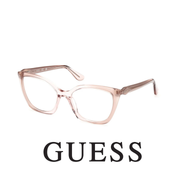 Guess Eyewear - Square - Transparent Beige