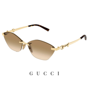 Gucci - Gold / Ivory - Cat Eye / Rimless