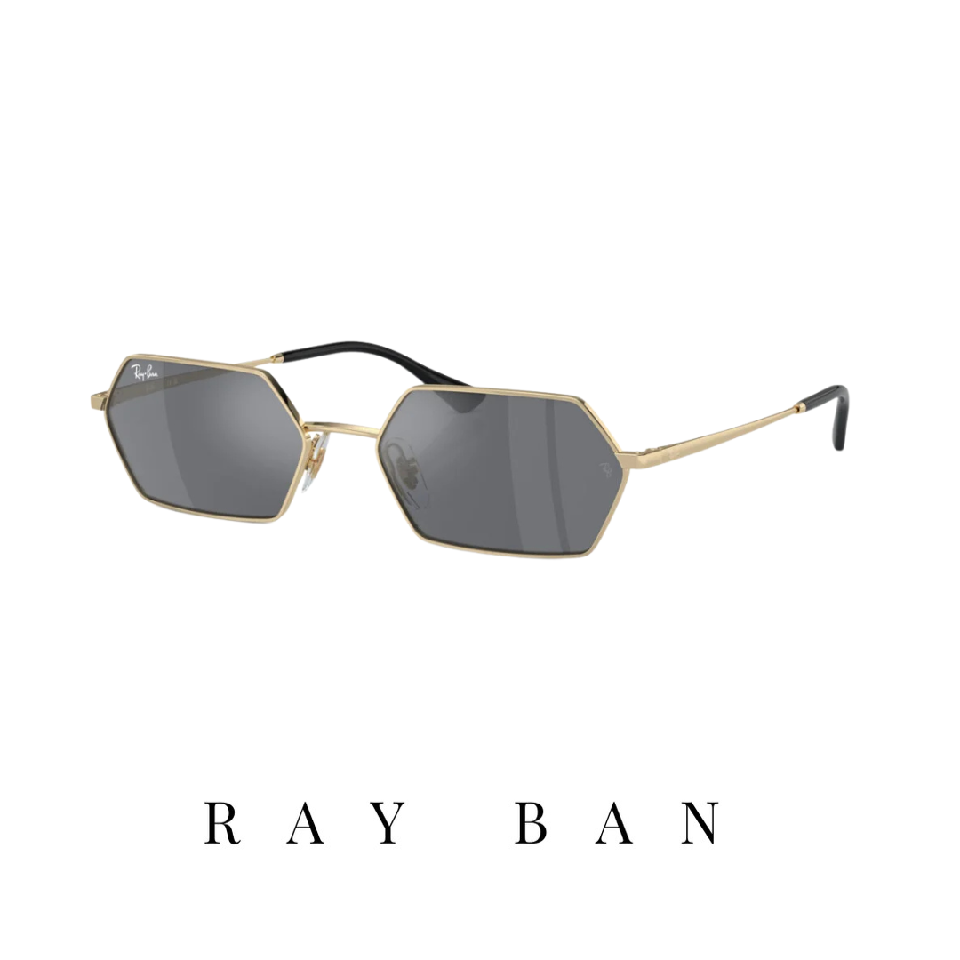 Ray Ban - "Jevi" - Gold & Dark Grey