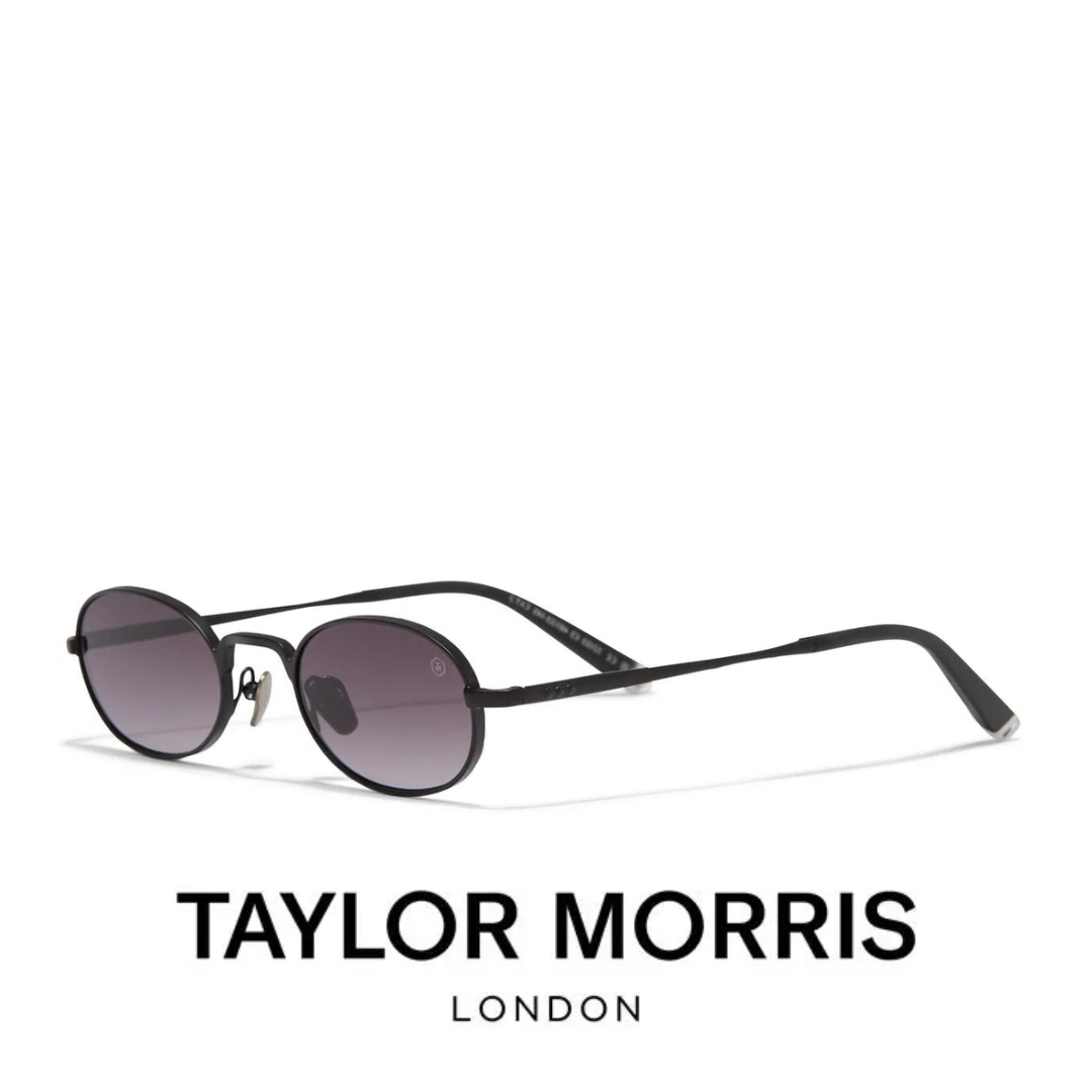 Taylor Morris - Oval -  Astoria - Matte Black - Unisex
