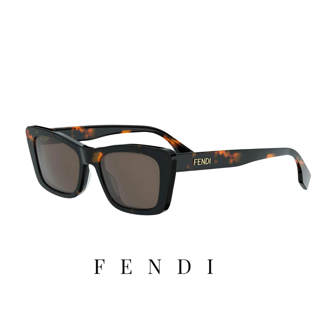 Fendi - Rectangle - Tortoise