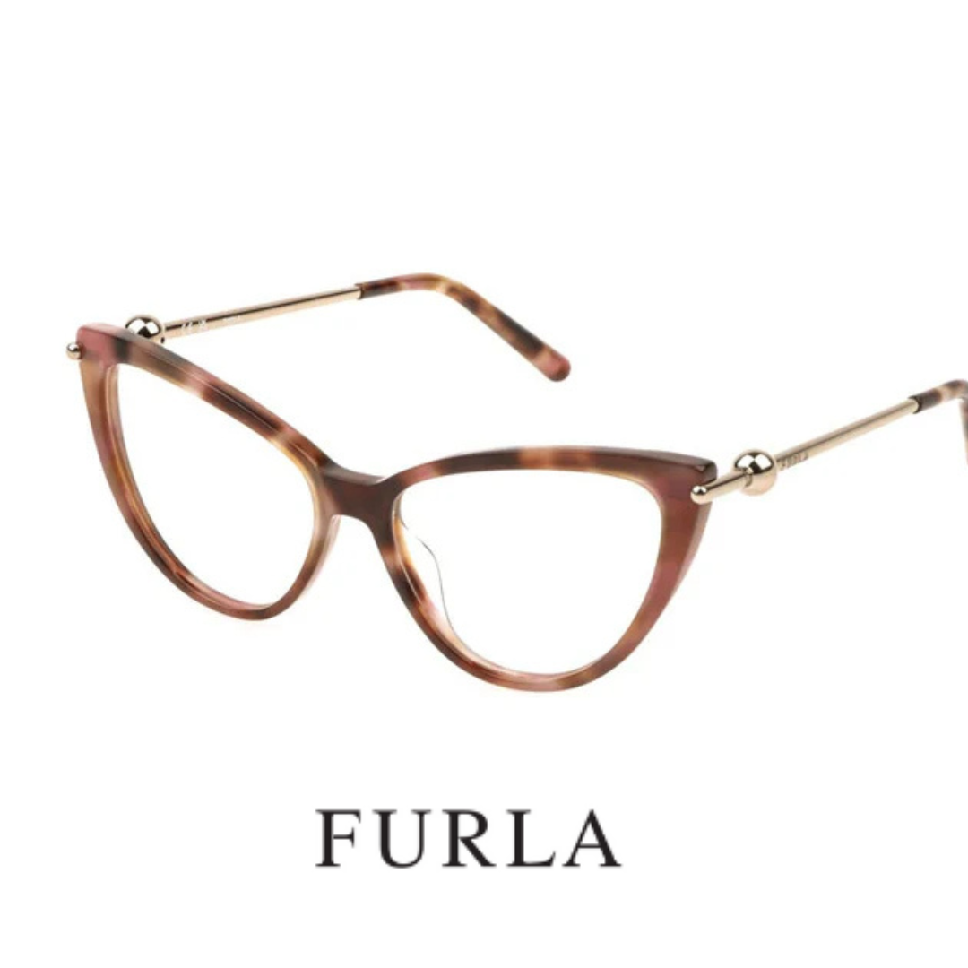 Furla  Eyewear- Cat Eye - Havana / Brown /Pink