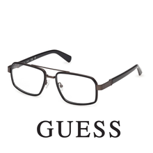 Guess Eyewear - Square - Double Bridge - Shiny Black