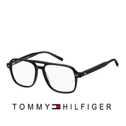 Tommy Hilfiger Eyewear - Double Bridge - Square - Black