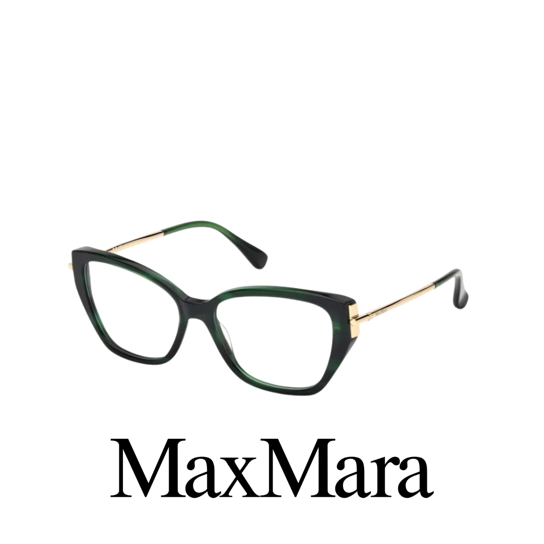 Max Mara Eyewear - Butterfly - Dark Green Gold