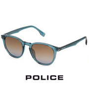 Police - Champ 13 - Round / Pantos - Shiny / Transparent / Light / Blue