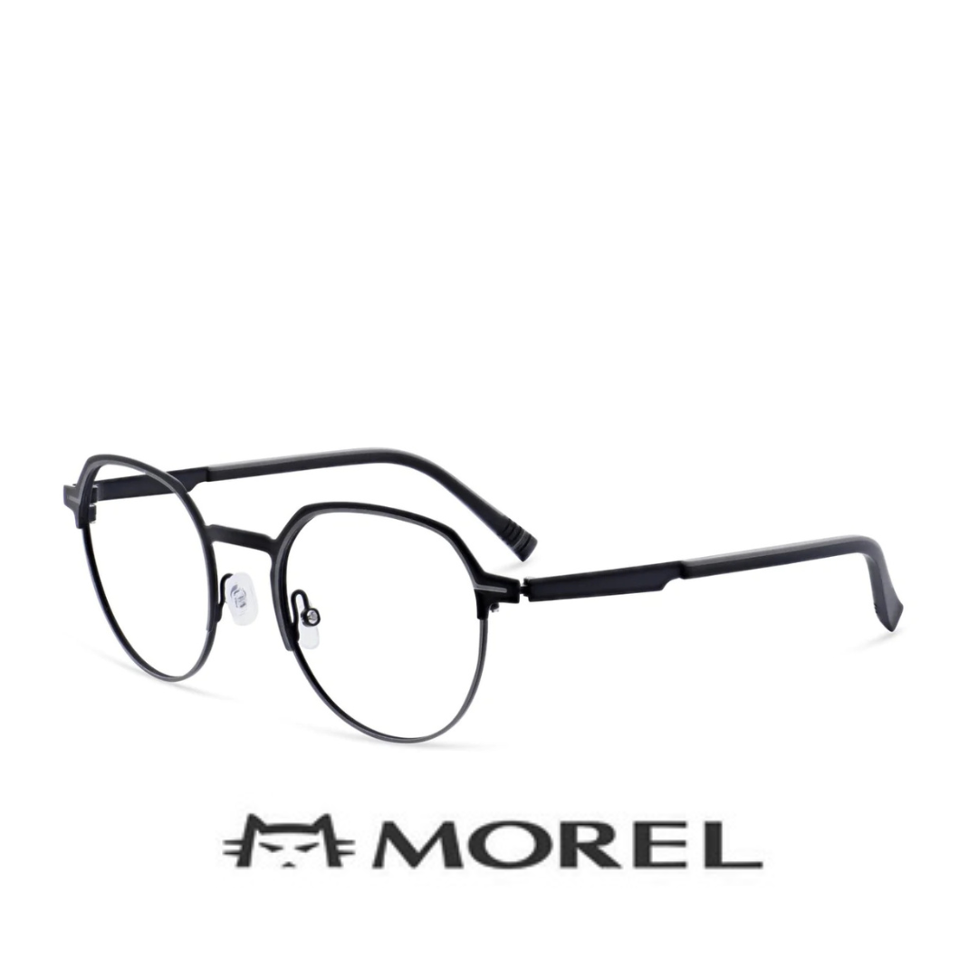 Morel Eyewear - Round - Black Gray