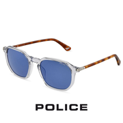 Police - Roadie 8 - Geometric / Irregular - Grey / Azure