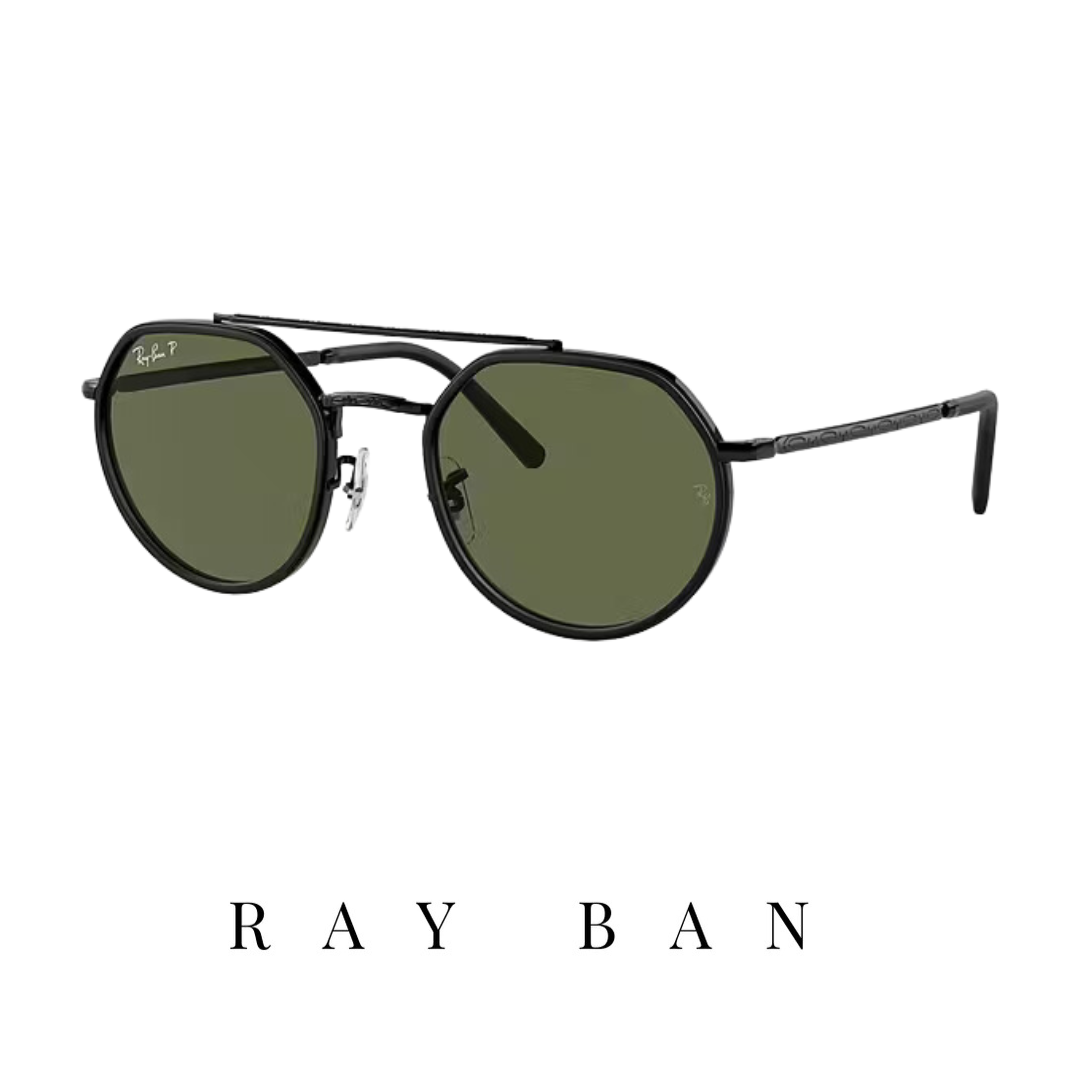Ray Ban - Aviator - Black/Green