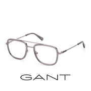 Gant Eyewear - Square - Double Bridge - Grey Silver