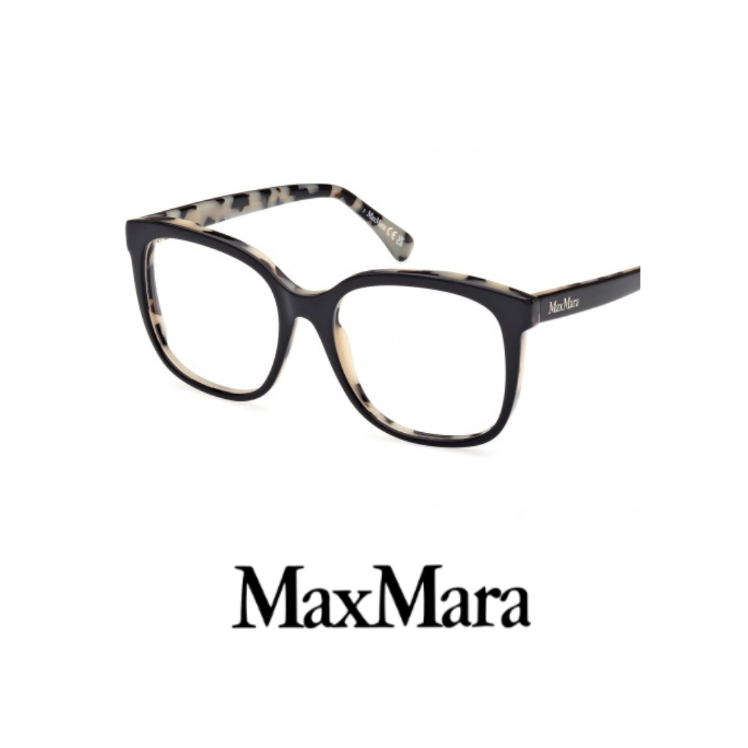 Max Mara Eyewear - Square - Black/Havana