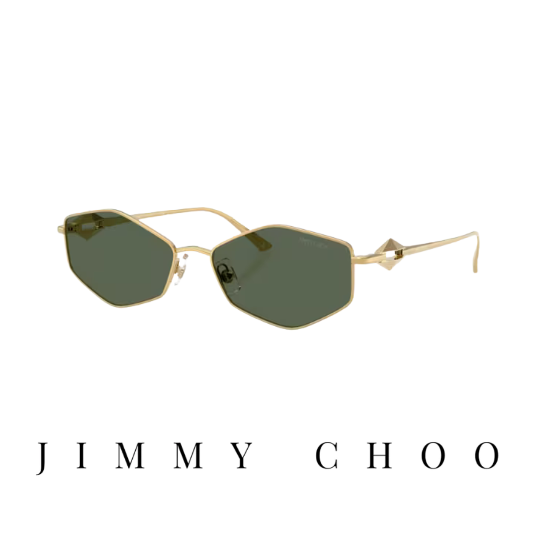 Jimmy Choo - Hexagonal - Gold/Green